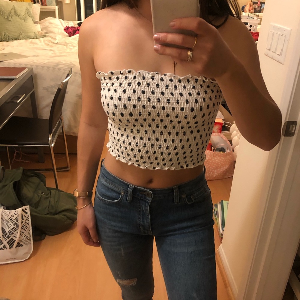 Polka Dot crop top